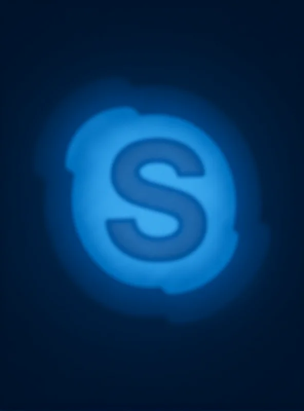 A stylized image representing the Skype logo fading away.