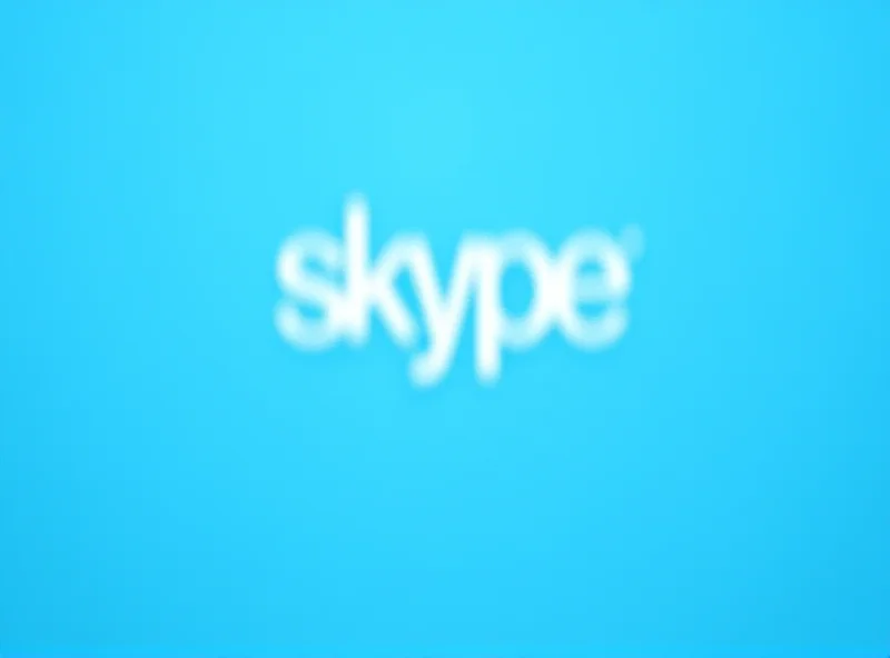 Illustration of a Skype logo fading away, symbolizing the end of the service.