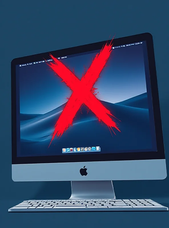 A stylized image depicting a computer screen with the XCSSET malware symbol (a stylized 'X') overlaid on it, representing the threat to Mac users.