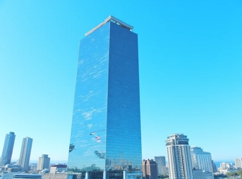The Telefónica building in Buenos Aires, Argentina