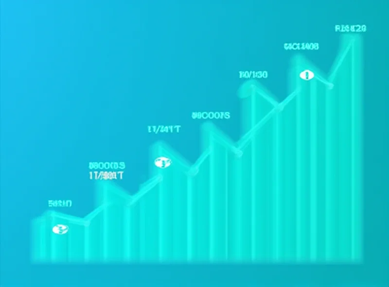 Graph showing Aecon Group's Q4 earnings, with upward trending lines