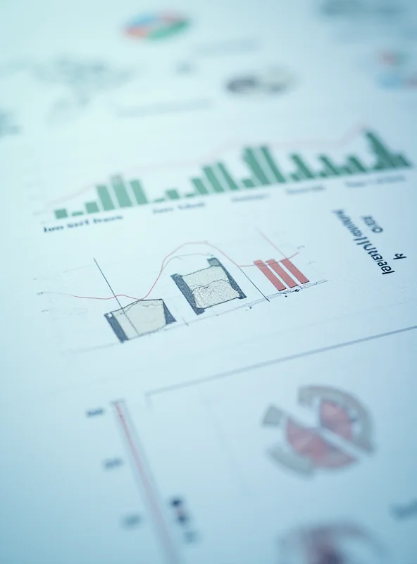 Image of financial graphs and charts indicating market analysis and fund performance review.