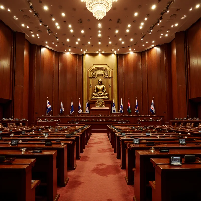 Thai Parliament building interior