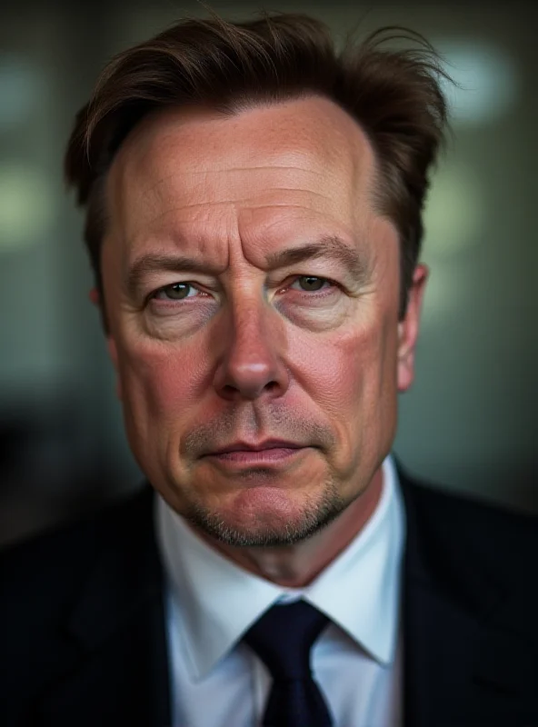 Image of Elon Musk with a thoughtful expression