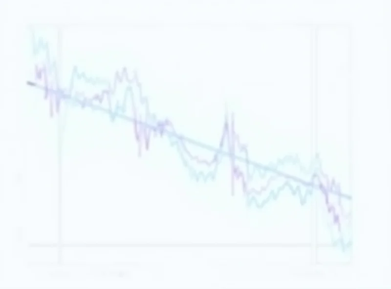 Line graph showing the decreasing short interest of multiple NASDAQ stocks.