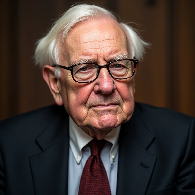 Image of Warren Buffett looking thoughtful