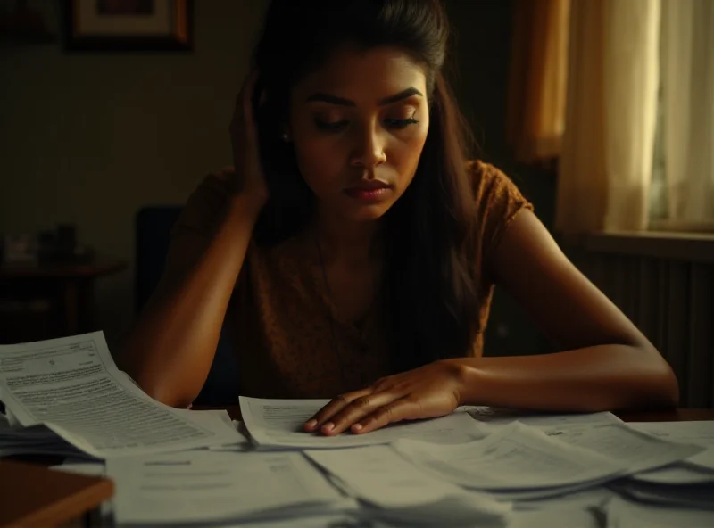 Still from the movie Home Sweet Loan featuring Kaluna in a stressful situation.