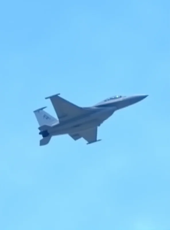 South Korean fighter jet in flight