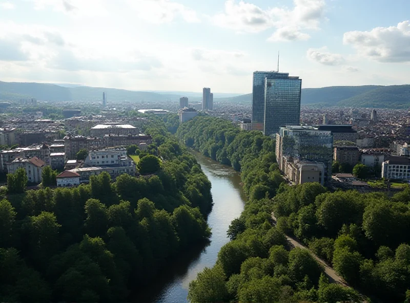 Image of the Luxembourg City skyline with a conference center visible.