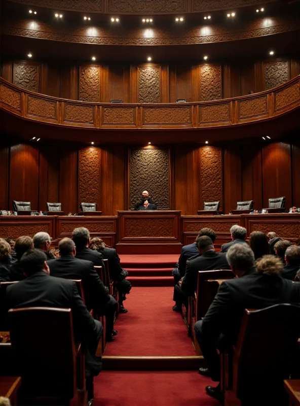 New Zealand parliament chamber