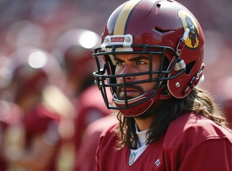 Chris Kluwe on the sidelines of an NFL game.