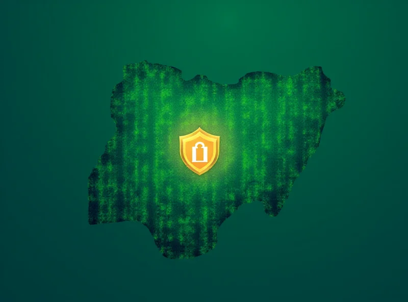 Illustration of data privacy protection in Nigeria.