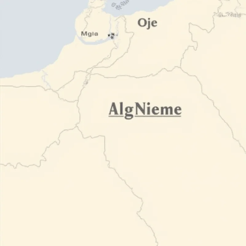 A map of Niger and Algeria, highlighting the border region where the jihadist attack occurred.