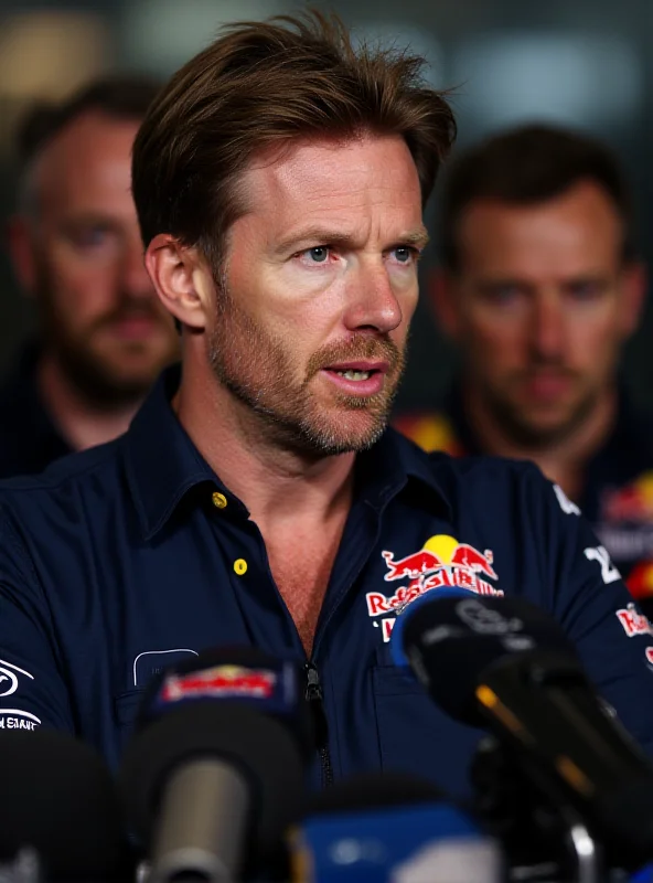 Christian Horner, Red Bull Racing Team Principal, during a press conference, expressing concern over fan behavior.