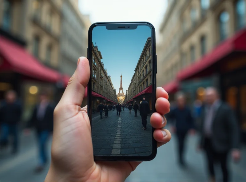 A person using the Circle to Search feature on a Nothing Phone 1. They are circling an object on their screen with their finger.