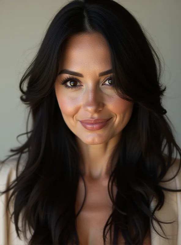 A close-up shot of Natalie Suleman smiling warmly.