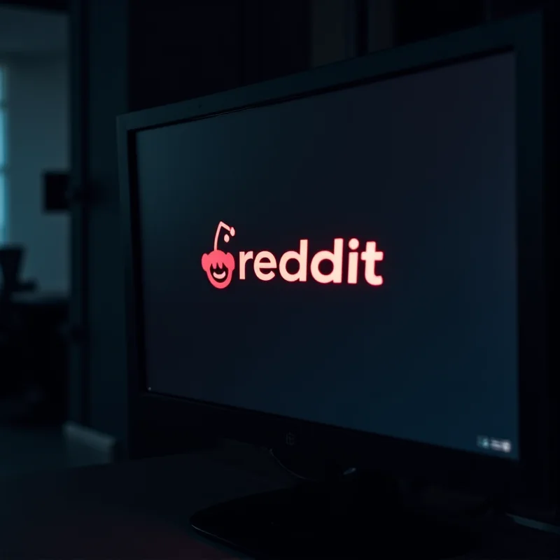 Reddit logo on a computer screen.