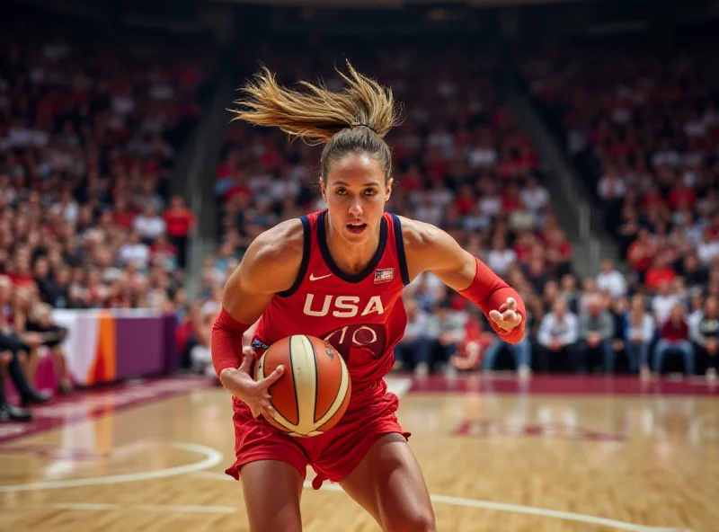 Diana Taurasi in action during an Olympic game