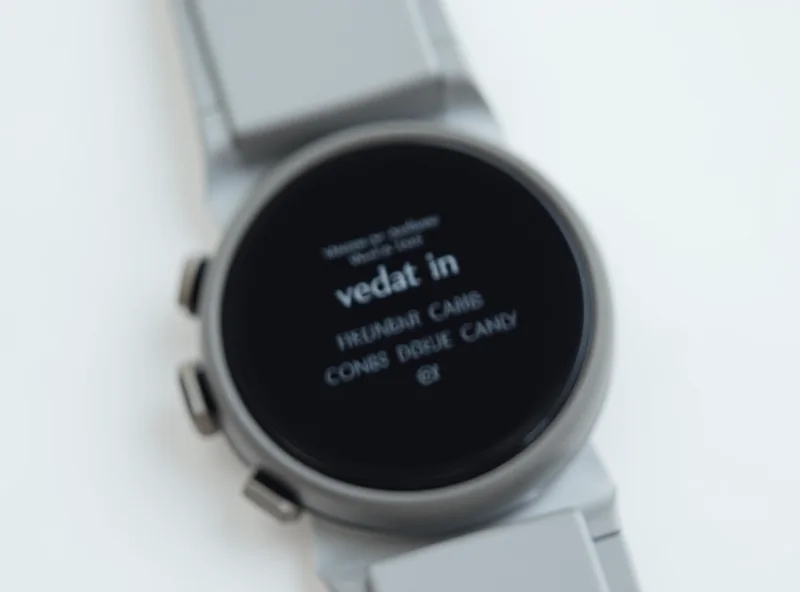 Close-up of the back of a OnePlus Watch 3 showing the typo 'Meda in China' instead of 'Made in China'.