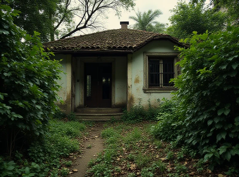 Exterior of a modest house in Rio de Janeiro, with a sign indicating it was the filming location for Still Here.