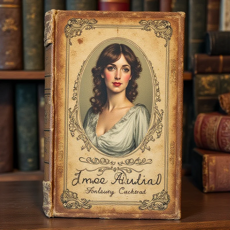 A book cover with the title Bookshelf and an image of Jane Austen.