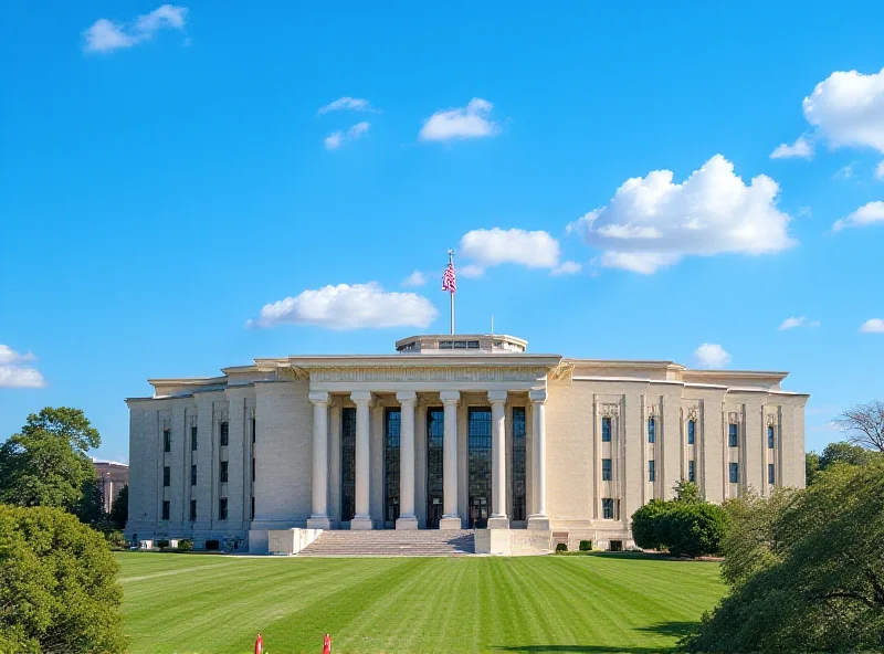 Exterior view of the Pentagon building in Washington D.C. on a sunny day.