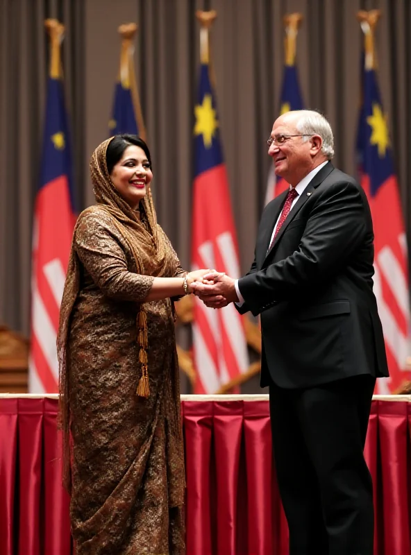 Dr. Zaliha Mustafa receiving the 'Datuk Seri' title during the Federal Territories Day 2025 ceremony.