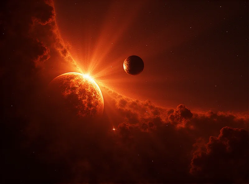 Artistic rendering of a massive interstellar object approaching the sun