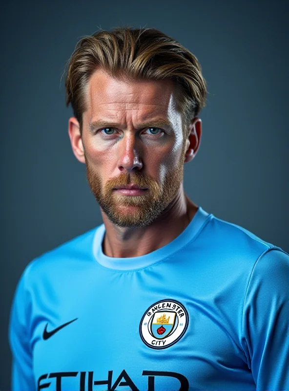 Erling Haaland in Manchester City kit