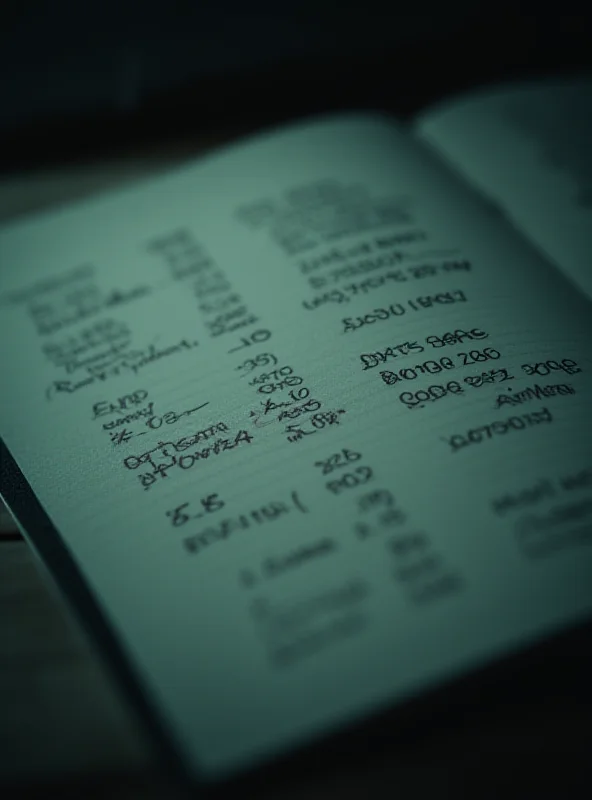 A blurred image of a contact book with names and numbers, with the words 'Epstein List' faintly visible.