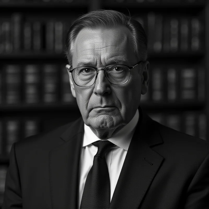 Black and white portrait of L. Clifford Davis in a courtroom setting.