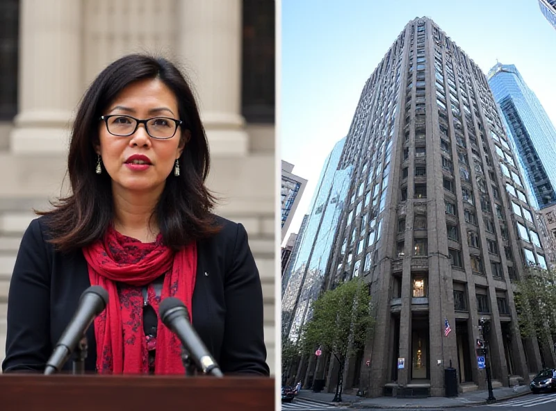 A split image showing Boston City Hall and New York City Hall, representing the political actions in both cities.