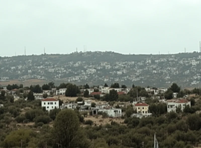 A scene from the documentary 'No Other Land' showing Palestinian homes and Israeli settlements in the West Bank