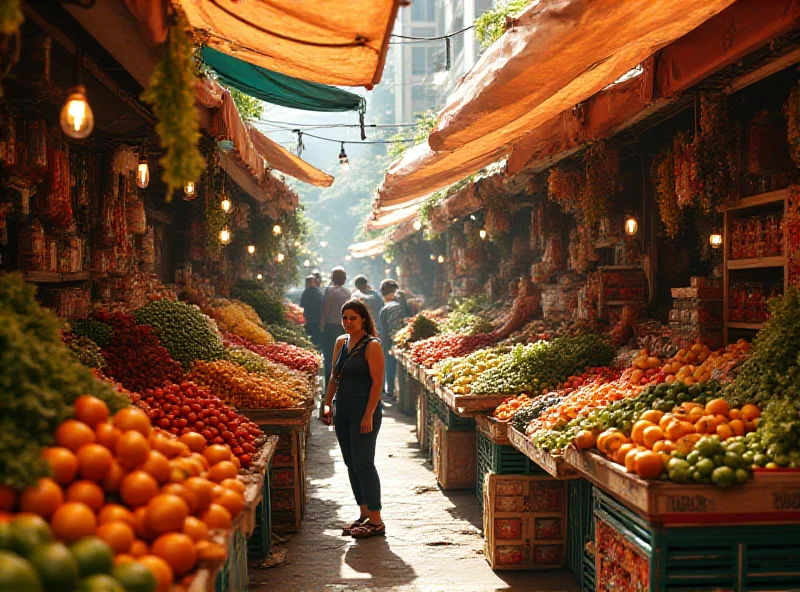 Image of fresh produce at a market