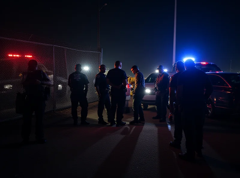 Police arresting suspects in Los Angeles