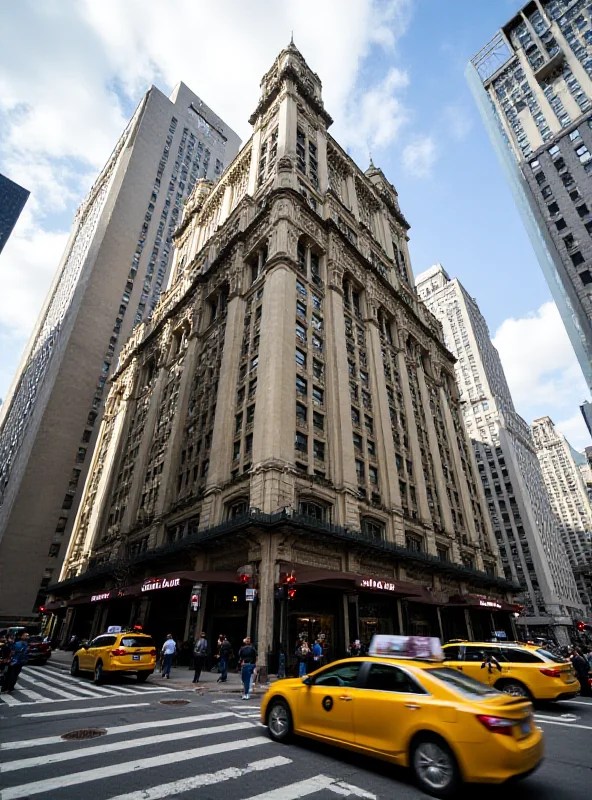 Exterior of the Roosevelt Hotel in New York City.