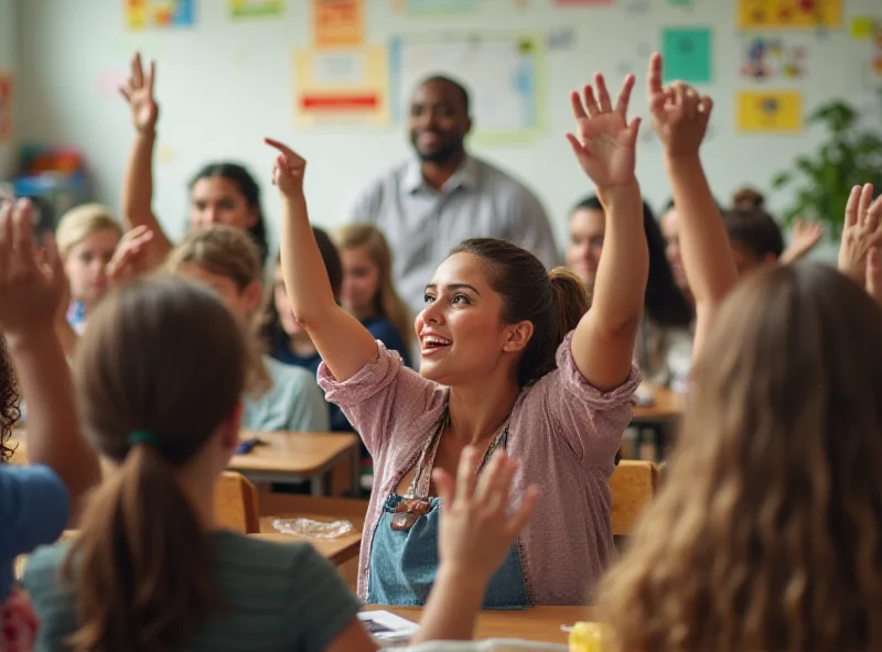 Students in a classroom setting