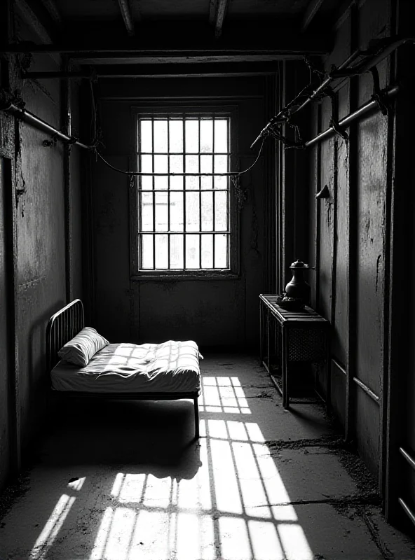 Illustration of a prison cell