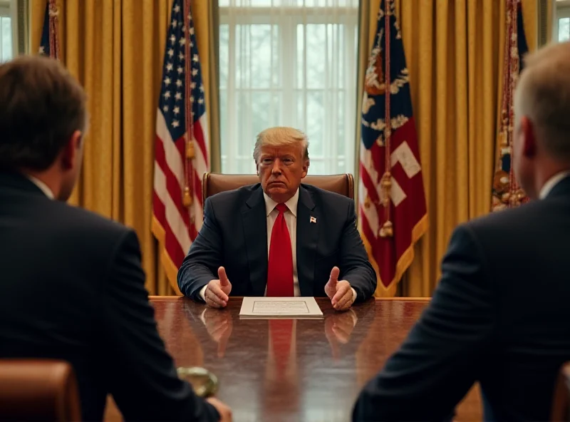 Volodymyr Zelensky meeting with Donald Trump and JD Vance in the Oval Office