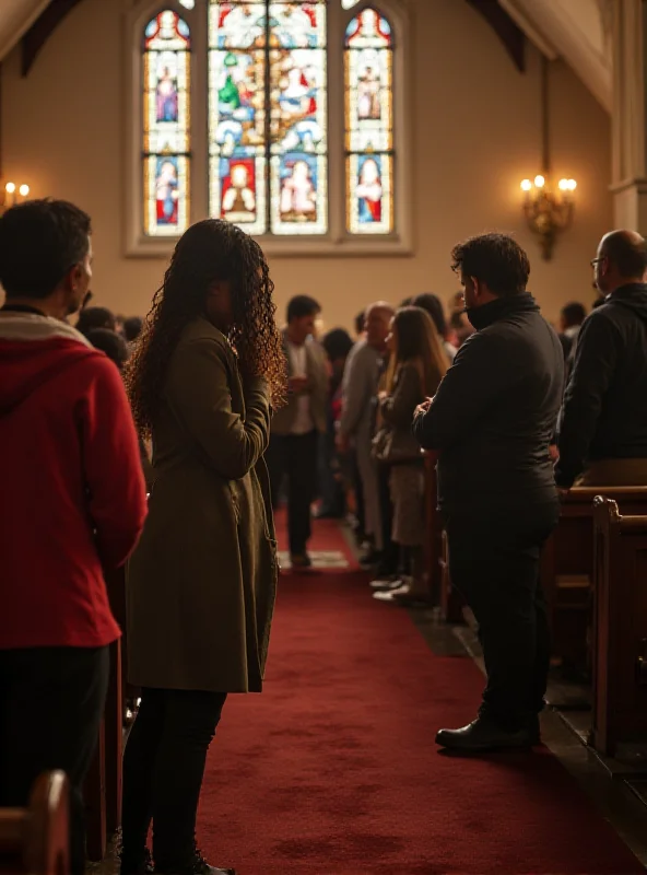 A person praying