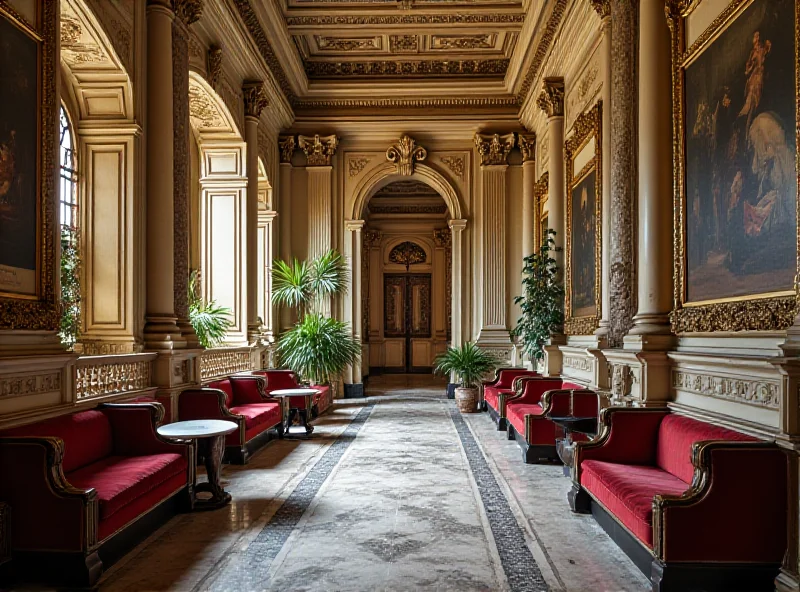 Interior view of the Vatican palace gifted to the homeless by Pope Francis.