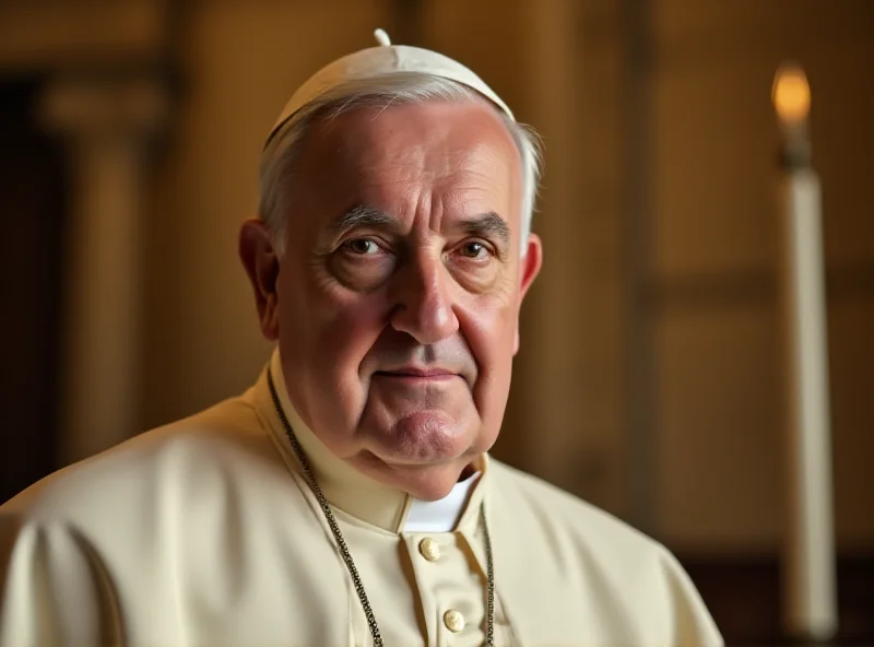 Pope Francis in prayer