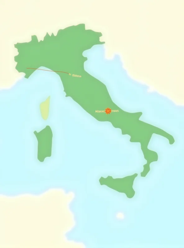 Map of Italy and Algeria with connecting lines indicating strengthened ties