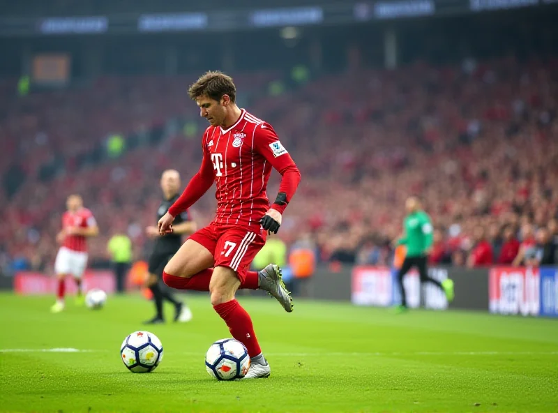 Thomas Müller in action on the football field.