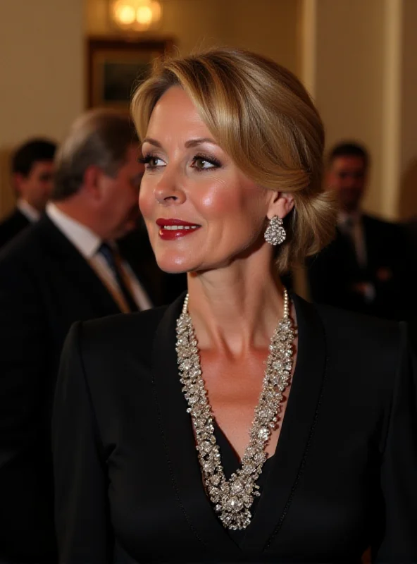 Crown Princess Mette-Marit attending an official event