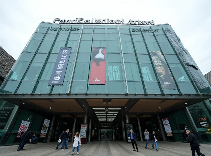 Exterior of a political party headquarters building