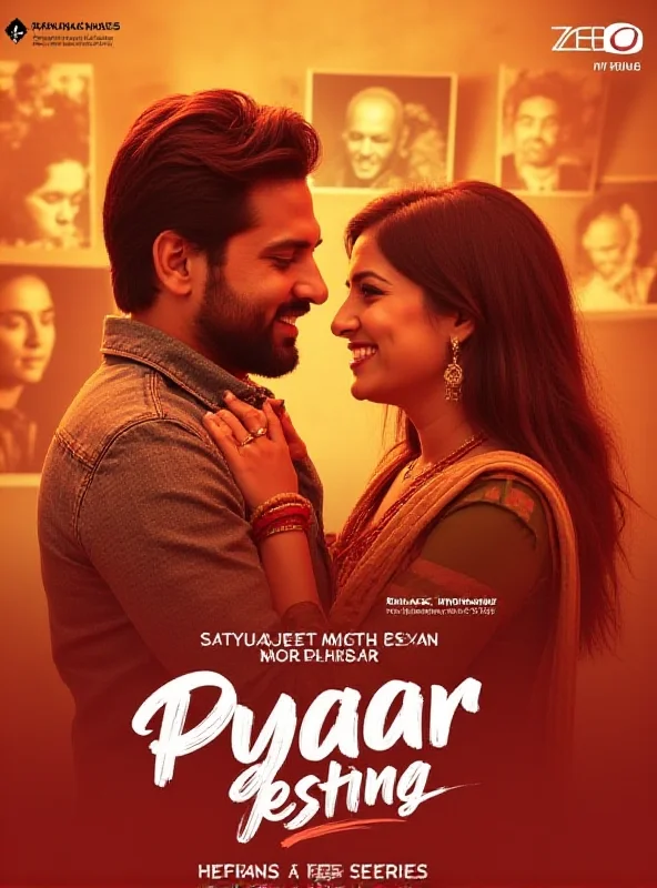 Promotional poster for Pyaar Testing with the ZEE5 logo and the release date.