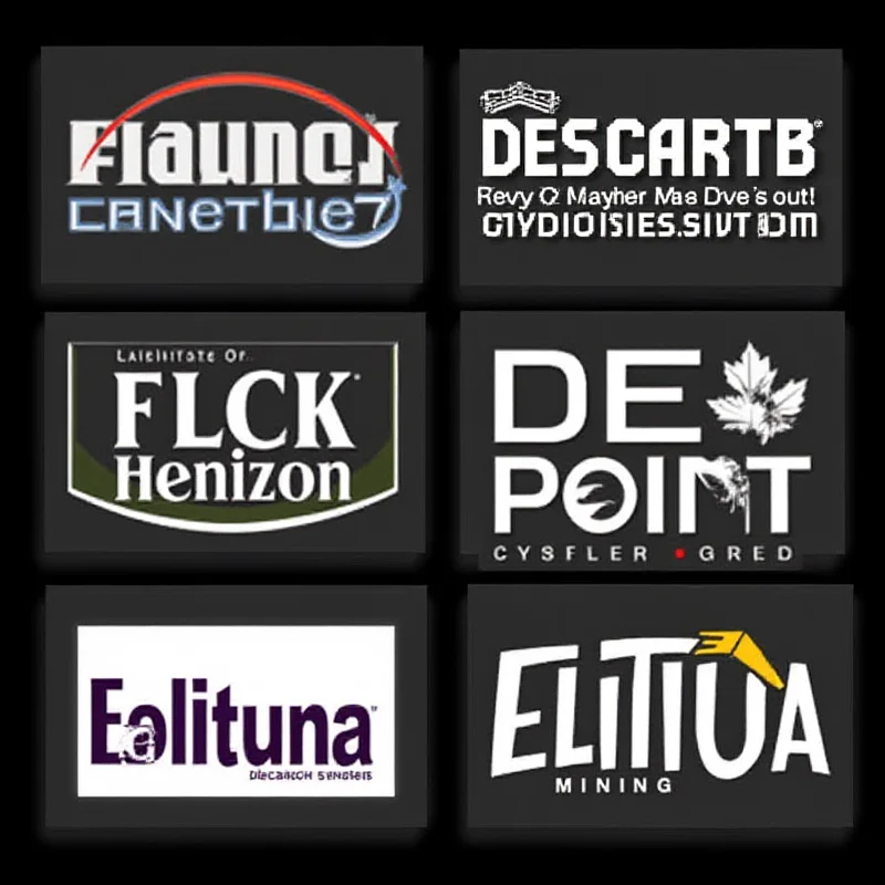 A collage of company logos representing Latham Group, TriplePoint Venture Growth, Wasatch, Descartes Systems Group, Fortuna Mining, and Elutia Inc. arranged neatly on a dark background.