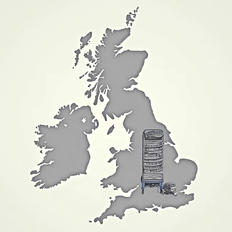 A map highlighting England and Wales, with train tracks overlaid and a subtle graphic representing financial transactions.