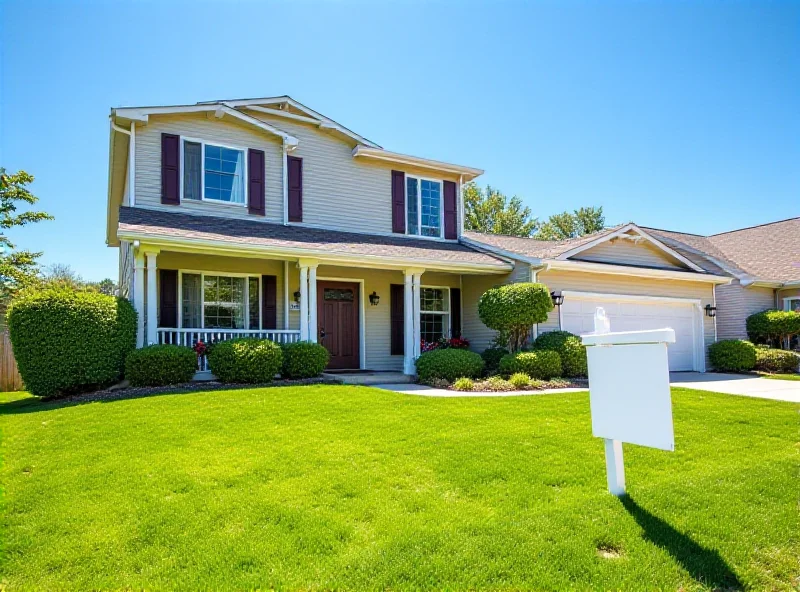 A renovated house exterior with a 'For Sale' sign on the lawn.